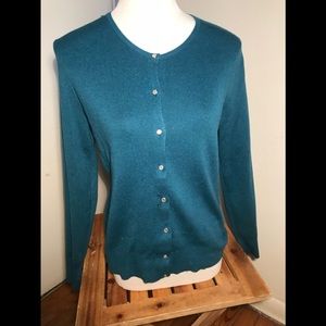 Croft & Barrow Snap Button Cardigan-SZ S